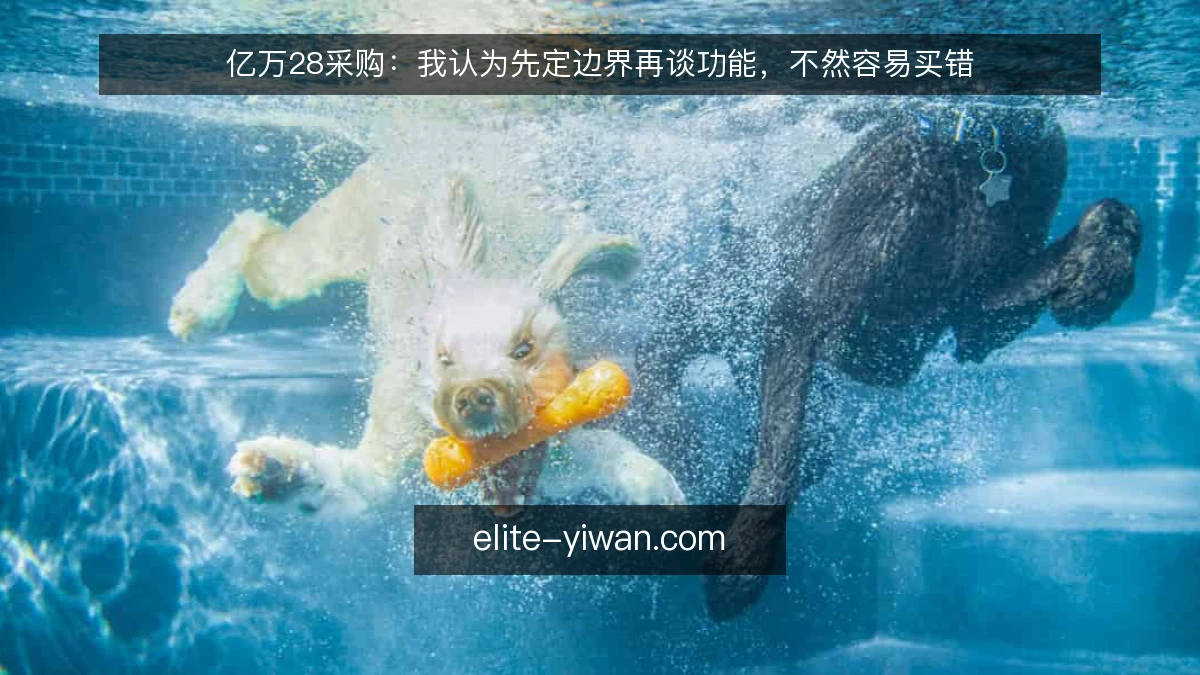 亿万28采购：我认为先定边界再谈功能，不然容易买错